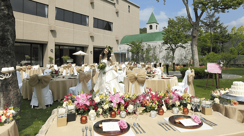 ガーデンパーティープラン – 【公式】姫路市近郊にある森の中の結婚式｜ホテルサンシャイン青山